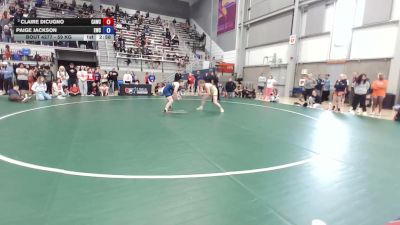 62 kg Champ. Rd Of 16 - Claire DiCugno, Cardinal WC vs Paige Jackson, Eagle Wrestling Club