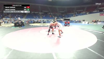 5A Boys 285 lbs 1st Place Match - Isaac Jordan, Lebanon Boys vs Brian Cortez, Eagle Point Boys