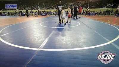 55 lbs Consi Of 8 #2 - Jaxon Clayborn, Maize WC vs Samuel Ellis, Blanchard Wrestling Club