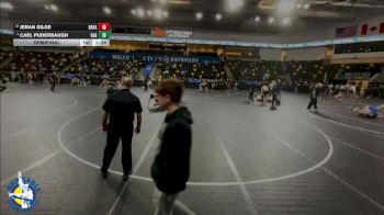 138 lbs Semifinal - Cael Puderbaugh, Basehor-Linwood HS vs Jeran Gilge, Bondurant-Farrar