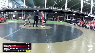 94 lbs Round 3 (6 Team) - Kenzie Johnson, Oklahoma vs Aubrey Reynolds, Arkansas