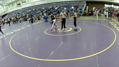 14U Boys - 110 lbs Champ. Round 1 - Ben Pece, Askren Wrestling Academy vs Brayden Johnson, SCN Youth Wrestling Club