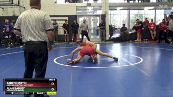 184 lbs Quarterfinal - Kaden Martin, Arizona Christian University vs Alan Badley, Providence (Mont.)