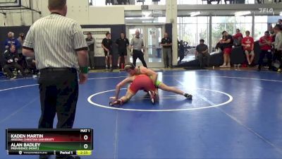 184 lbs Quarterfinal - Kaden Martin, Arizona Christian University vs Alan Badley, Providence (Mont.)