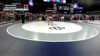 138 lbs Quarters - Kellen Wolbert, WI vs Dean Anderson, AZ