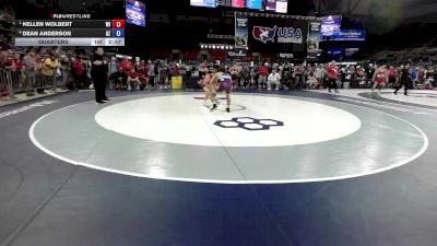 138 lbs Quarters - Kellen Wolbert, WI vs Dean Anderson, AZ