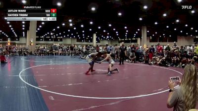 126 lbs Round 3 (6 Team) - Hayden Trimm, Team Mat Clash vs Jaylon Ward, North Shelby Regulators Blue