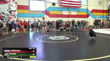 138 lbs Quarterfinal - Jorge Carrizales, Ogallala vs Jake Hammer, Pinedale