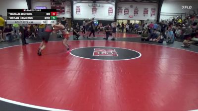 48 lbs Round 4 - Regan Hamilton, Mount Pleasant Wrestling Club vs Natalie Richers, Fort Madison Wrestling