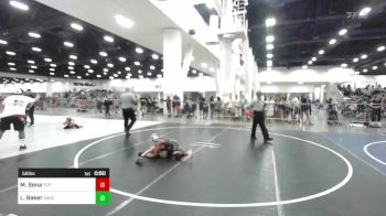 58 lbs Quarterfinal - Maverick Sena, Top Notch vs Liam Baker, Savage House WC