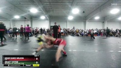 75 lbs Cons. Round 2 - Grady Haynie, Richmond Hill Wrestling Club vs Adam (Linc) Wilson, C2X