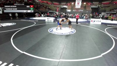 215 lbs Cons. Rd Of 16 - Edgar Acosta, Madera South High School Wrestling vs Gunnar Babb