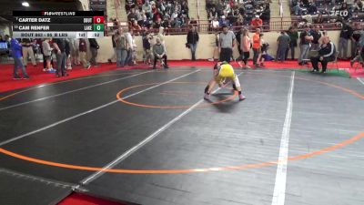 95_B lbs Consi Of 16 #2 - Carter Datz, Southmoreland vs Cam Renfer, Lake Lehman