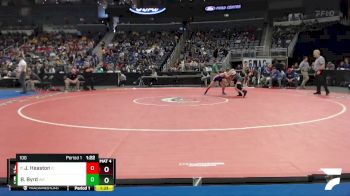 106 lbs Champ. Round 1 - Jude Heaston, Indian Creek vs Brady Byrd, Washington