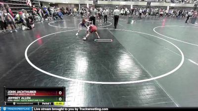 87 lbs Quarterfinal - John Jachthuber, Princeton Wrestling Club vs Jeffrey Allen, Iowa-Grant Youth Wrestling Club