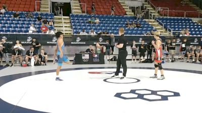 113 lbs Cons. Sub-rd Of 16 - Kamdyn Goulet, North Dakota vs Enzo Ramirez, California