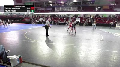 190 lbs Champ. Round 2 - Elijah Kincheloe, Nampa vs Evan Finley, Rocky Mountain