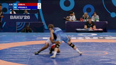 61 kg Qualif. - Mariama Kaba, Guinea vs Eleni Ntounia, Germany