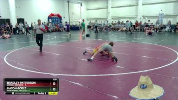 120 lbs Round 1 (10 Team) - Bradley Patterson, Camden Greasers vs Mason Goelz, Avon Wrestling Club