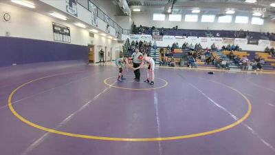 150 lbs Cons. Round 1 - Cooper Moore, Worland vs Joey Wallowingbull, Wyoming Indian