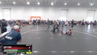 75 lbs Quarterfinal - Jonathan Brown, Grizzlies Wrestling Club vs Levi Cobb, JET