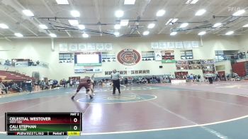 138 lbs Champ. Round 2 - Cali Stephan, Glenns Ferry vs Celestial Westover, West Side