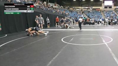 184 lbs Quarterfinal - Cole Olguin, Oklahoma City vs Julian Gorring, Ottawa University
