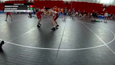 165 lbs Round 2 (8 Team) - Jeremiah Peters, Wisconsin Rapids vs Jaxson Murray, Oswego
