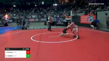 67 lbs Consolation - Joshua Brooks, Team Punisher Wrestling vs Eli Stahler, Cowboy WC