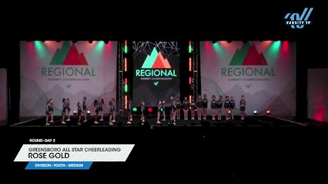 Greensboro All Star Cheerleading - Rose Gold [2024 L1 Youth - Medium Day 2] 2024 The Northeast Regional Summit