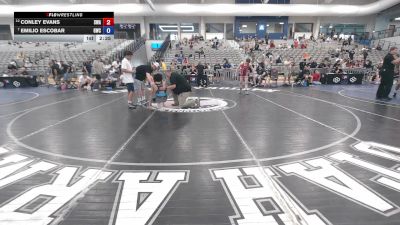 126 lbs Cons. Quarters - Conley Evans, Sanderson Wrestling Academy vs Emilio Escobar, Granite Wrestling Club