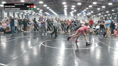 128 lbs Round 3 (4:30pm Friday) - Grace Overstreet, Lady Rangers vs Brylee Irsik, Minnesota Funky Singlets