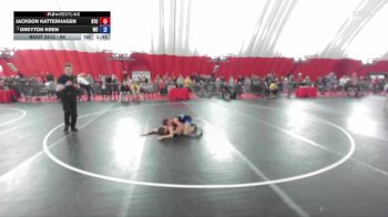 94 lbs 2nd Place Match - Jackson Katterhagen, B.A.M. Training Center vs Dreyton Kren, Weigh-in Club