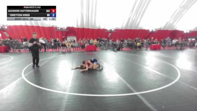 94 lbs 2nd Place Match - Jackson Katterhagen, B.A.M. Training Center vs Dreyton Kren, Weigh-in Club