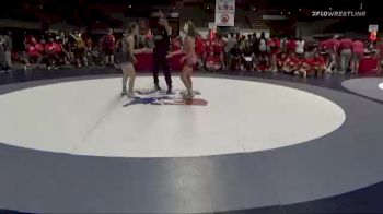 100 lbs Round 5 (6 Team) - Graciela Caro, MDWA vs Ashley Dumas, SJWA