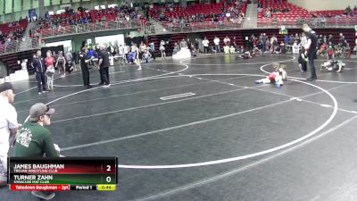 80 lbs Champ. Round 2 - James Baughman, Trojan Wrestling Club vs Turner Zahn, Syracuse Mat Club