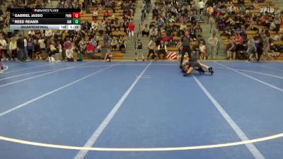 90 lbs Quarterfinal - Gabriel Jasso, Pursuit Wrestling Minnesota vs Reed Reams, Immortal Athletics WC