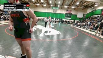 285 lbs Quarterfinal - Doug Bettger, Powell vs Rorke Stierle, Lyman