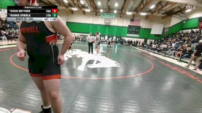 285 lbs Quarterfinal - Doug Bettger, Powell vs Rorke Stierle, Lyman