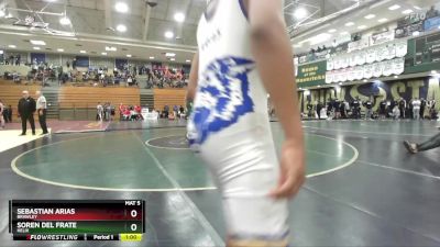 144 lbs Champ. Round 1 - Sebastian Arias, Brawley vs Soren Del Frate, Helix