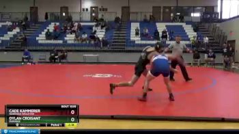 157 lbs Cons. Round 1 - Cade Kammerer, Nebraska Wesleyan vs Dylan Croisant, Dubuque