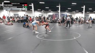 84 lbs Round 5 (6 Team) - Tyler Geiger, NJ Squeeze vs Blayden Thompson, Goon Squad
