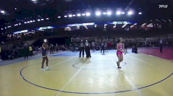 110 lbs Champ. Round 1 - Jazlyn Diaz, Riverdale vs Alaina Desir, Ft Pierce Central