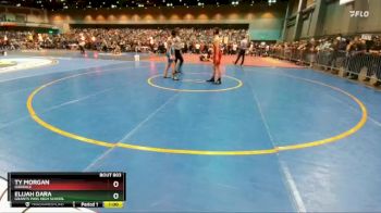 120 lbs Cons. Round 1 - Elijah Dara, Grants Pass High School vs Ty Morgan, Oakdale