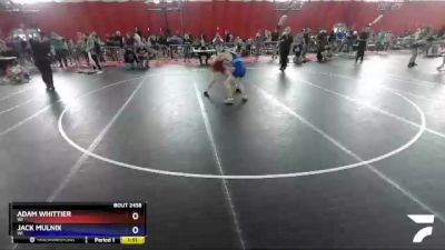 132 lbs Cons. Round 4 - Adam Whittier, WI vs Jack Mulnix, WI