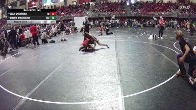 101 lbs 3rd Place Match - Ava Dworak, Elgin Wolfpack vs Cora Pankoke, Centennial Wrestling Club