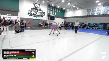 137 lbs Cons. Round 1 - Brisa Rodriguez, Santiago GG vs Heaven Wolf, Cajon