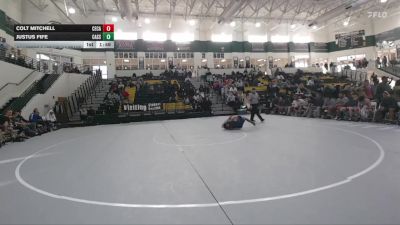 126 lbs Quarters & 1st Wb (16 Team) - Colt Mitchell, Central (Carroll) vs Justus Fife, Cass