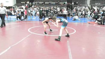 81 lbs Rr Rnd 1 - Antonio Woodall, DoughBoy WC - MSE vs Jaxon Candeloro, Dark Horse - MSE