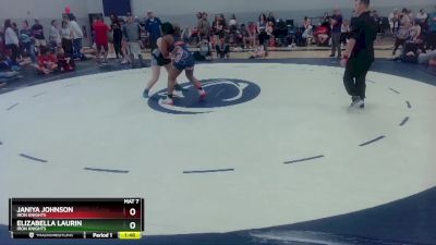 185 lbs Round 3 - Elizabella Laurin, Iron Knights vs Janiya Johnson, Iron Knights